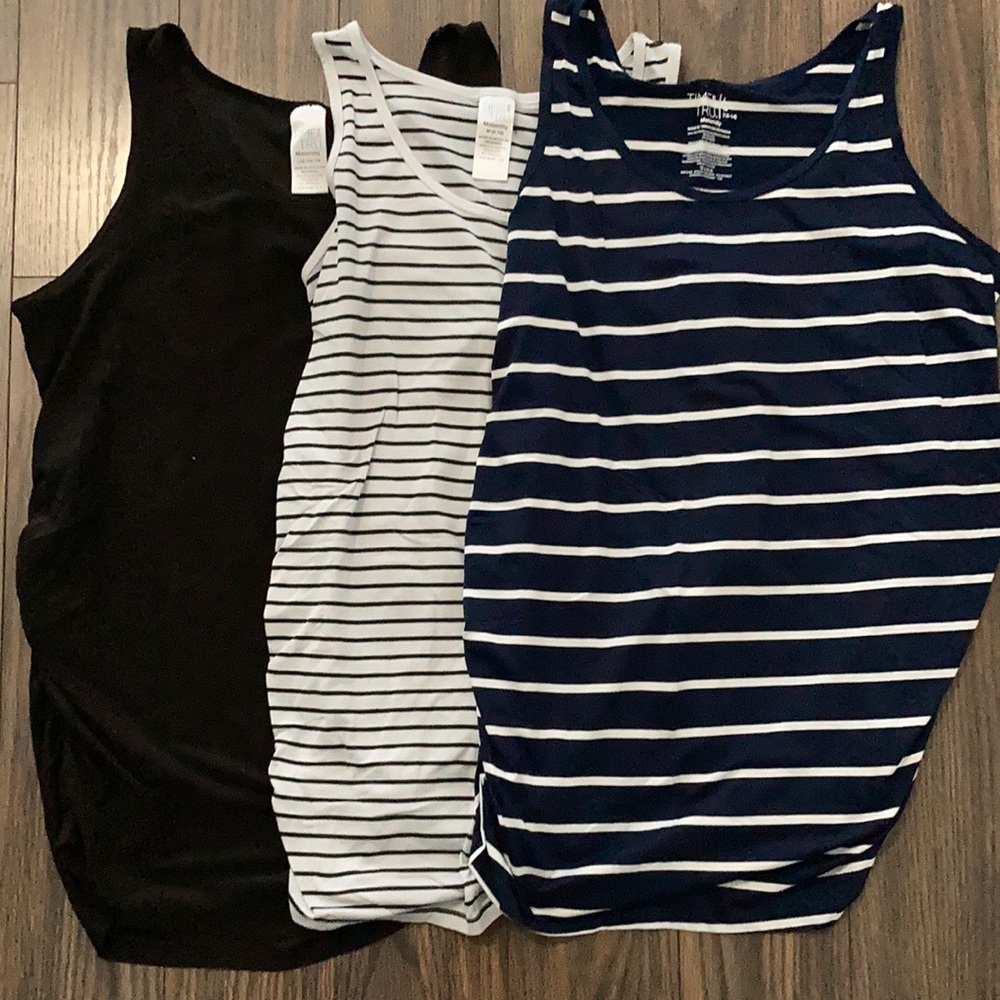 Time and tru maternity tank tops